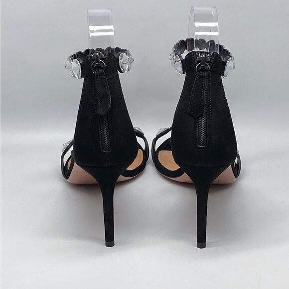 Aquazuura Maxi-Tequila 75 embellished suede sandals size 39 - Picture 8 of 13